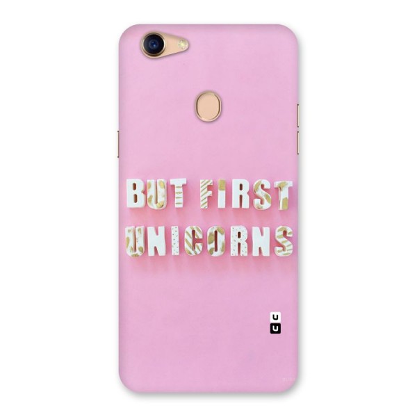 But First Unicorns Back Case for Oppo F5 Youth